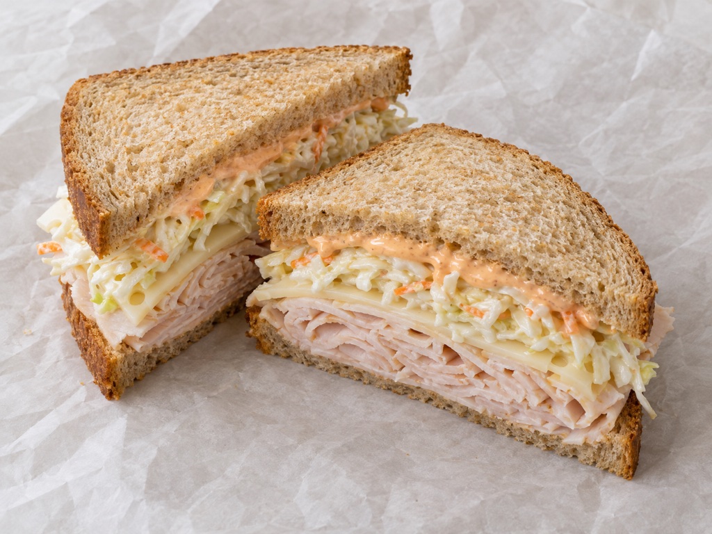 Turkey, Swiss, Cole Slaw, Russian Dressing