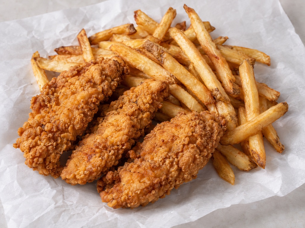 Chicken Tenders w/ Fries (3 Pieces)