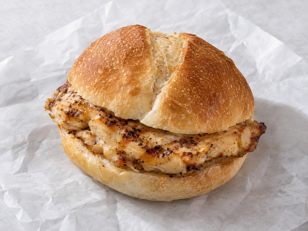 Grilled Chicken Sandwich (On a Round Roll)