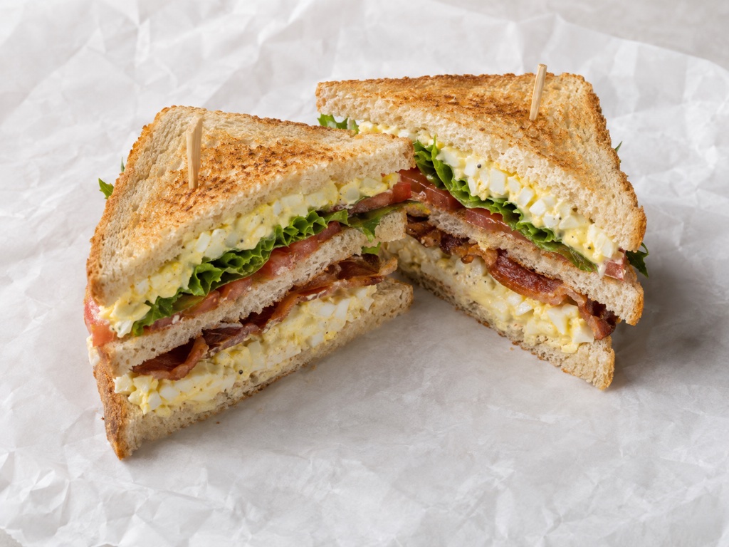 Egg Salad Club (Triple Decker)
