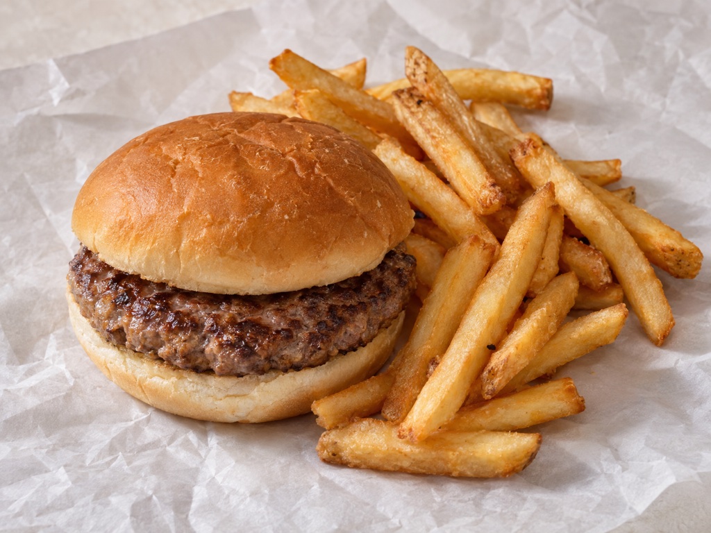 Hamburger w/French Fries